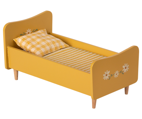 Cama de madera MINI - amarillo