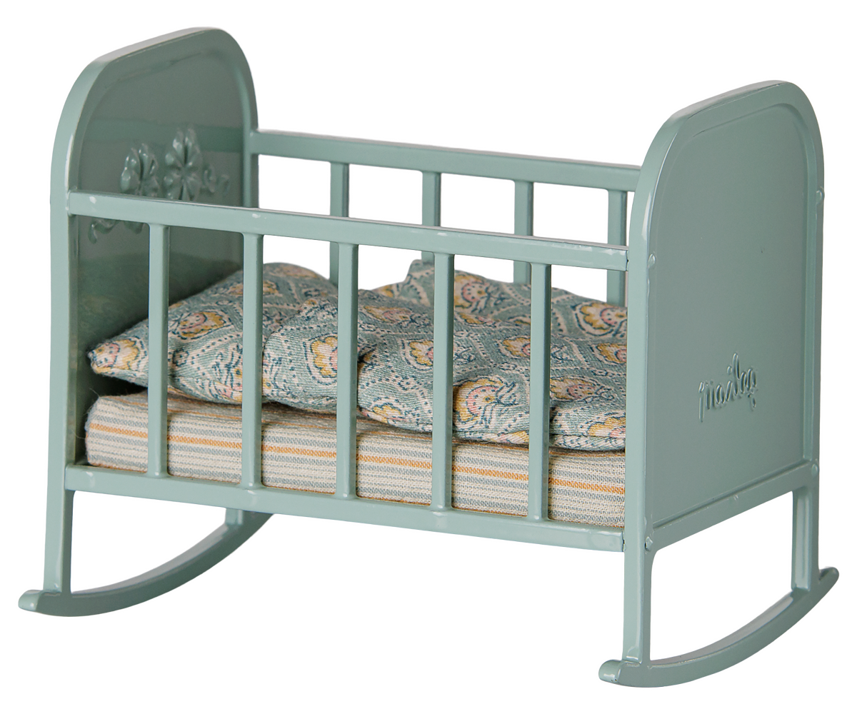 Cuna de metal para baby / my - azul