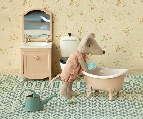 Bañera pequeña para ratoncitos - rosa