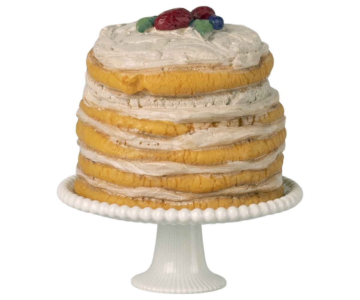 Tarta de fiesta con pie de tarta - ratón