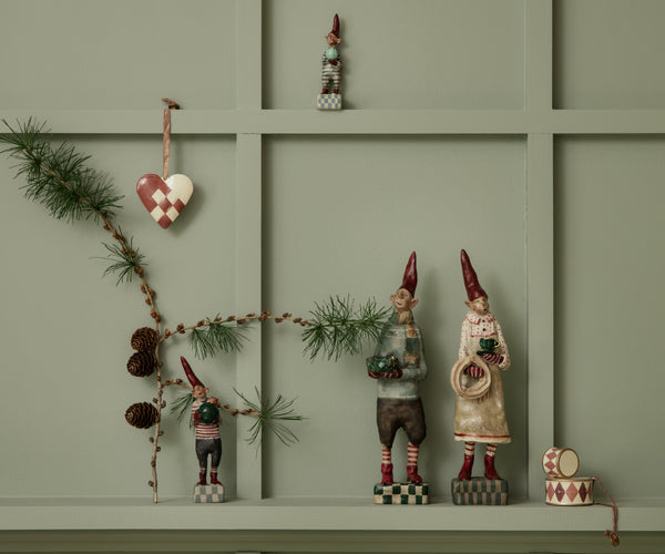 Figura elfo de Navidad - Grand Noël, No. 9