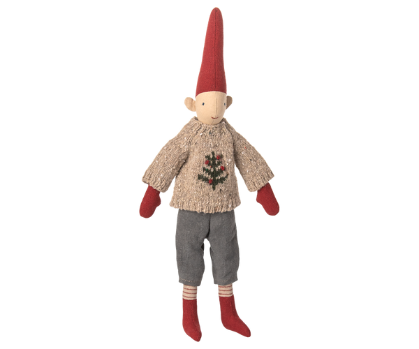 Pixy navideño talla 2 - chico suéter de punto