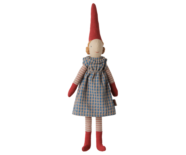 Pixy navideño talla 1 - chica vestido azul