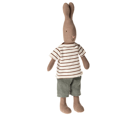 Conejito jersey a rayas y pantalón  talla 1 - brown rabbit, 24