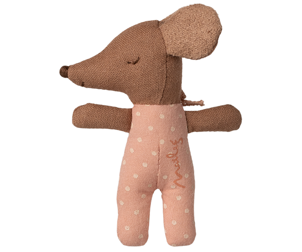 Ratoncita bebé sleepy wakey - rosa