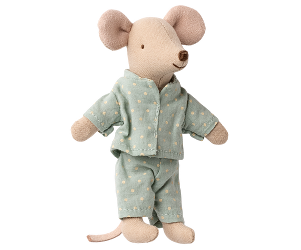 Ratoncito hermano pequeño - pijama lunares
