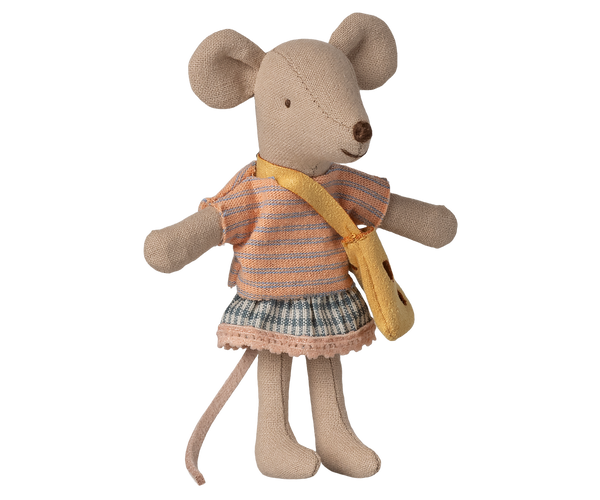 Ratoncita con bolso - hermana pequeña