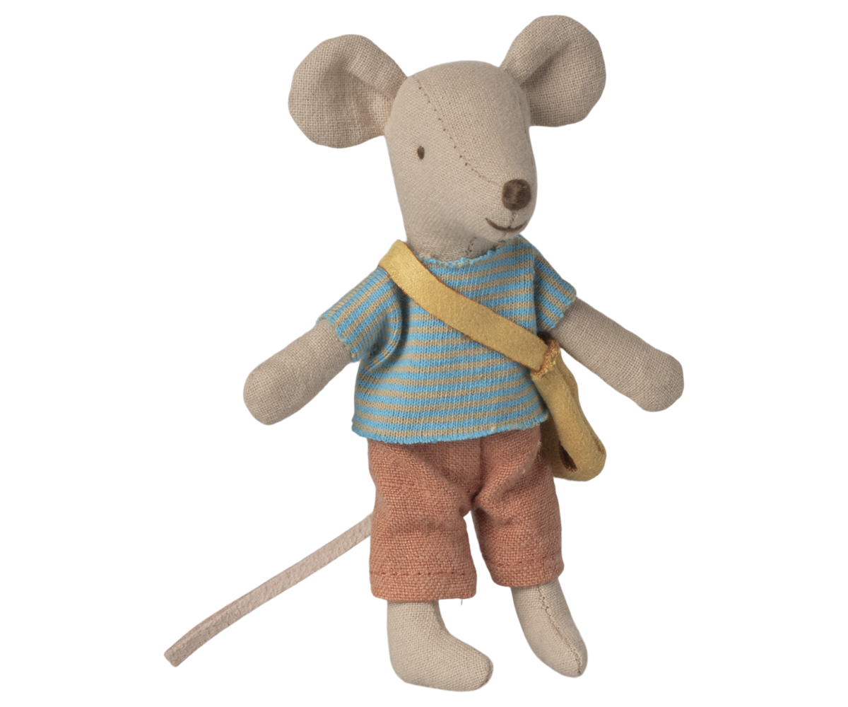 Ratoncito con bolso - hermano pequeño