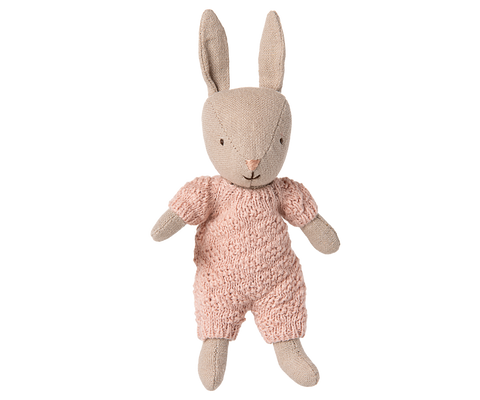 Conejito traje de punto rosa (bunny micro - 13cm)
