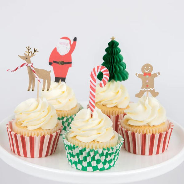 Casa de navidad - cupcake kit
