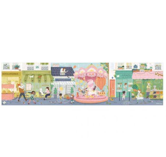 Puzzle Rue des Lilas 350 piezas - Les Parisiennes