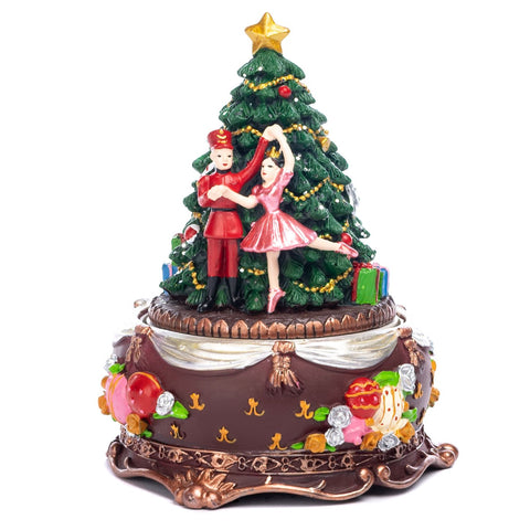 Caja musical - árbol de Navidad Cascanueces