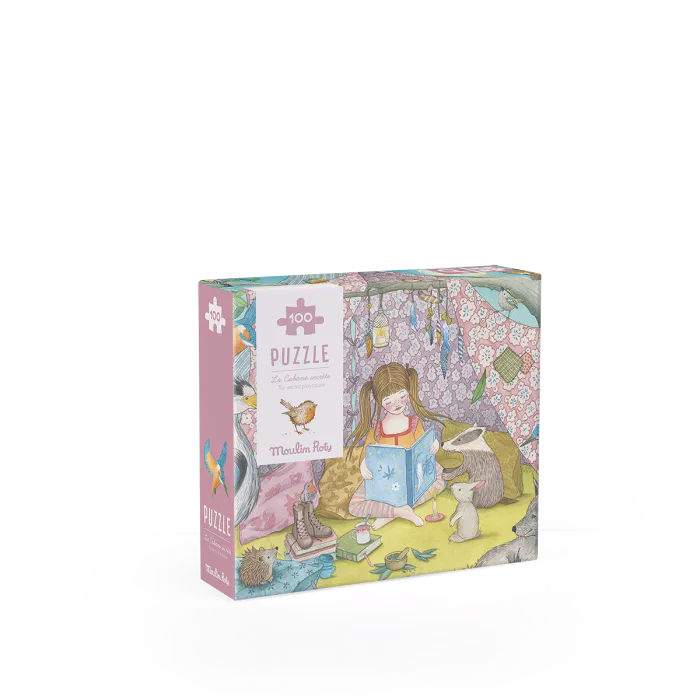 Puzzle  La cabaña secreta 100 piezas - Les Rosalies