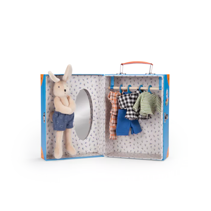 Maletín vestidor de Sylvain el Conejo - Moulin Roty