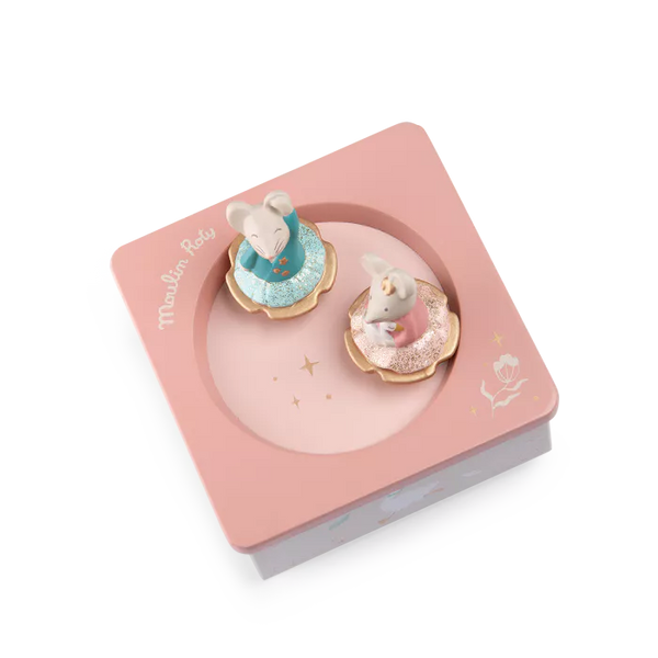 Caja de música ratoncitas bailarinas  - Pequeña Escuela de Danza