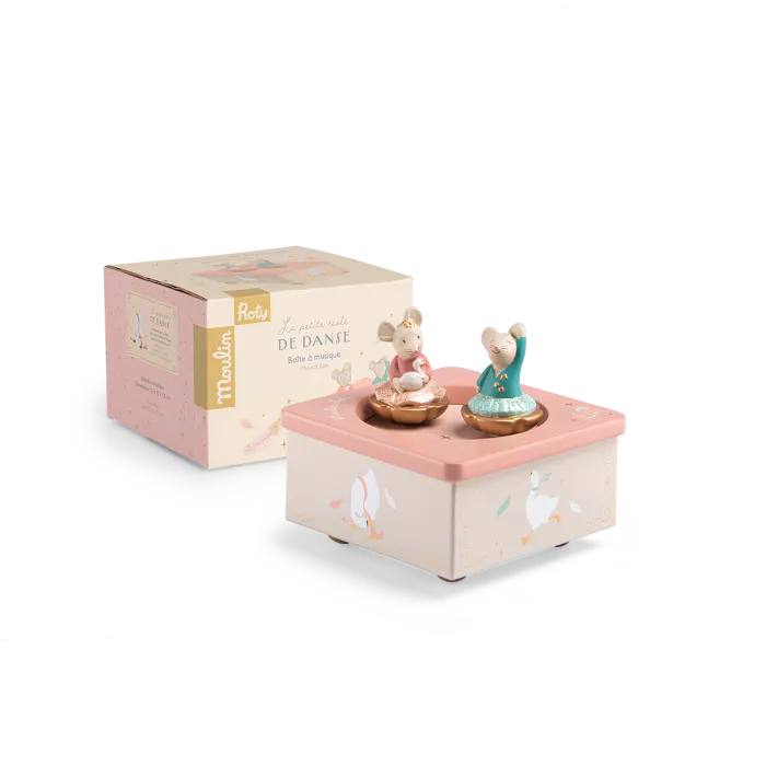 Caja de música ratoncitas bailarinas  - Pequeña Escuela de Danza