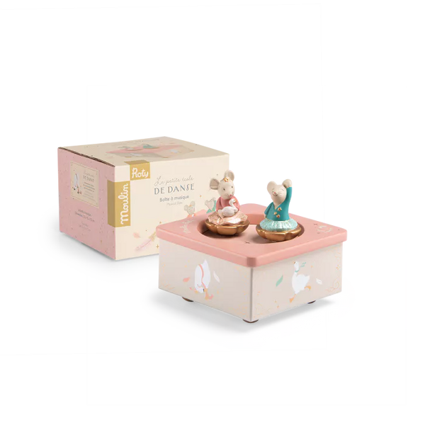 Caja de música ratoncitas bailarinas  - Pequeña Escuela de Danza
