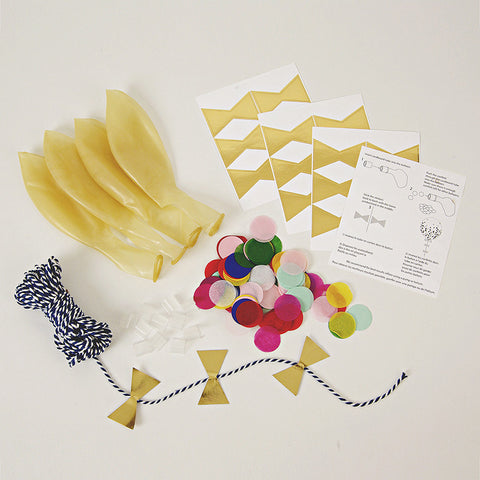 Kit para globos con confetti - Miss Coppelia