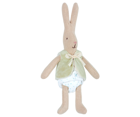 Conejito baby con chaleco (rabbit micro - 16cm) - Miss Coppelia